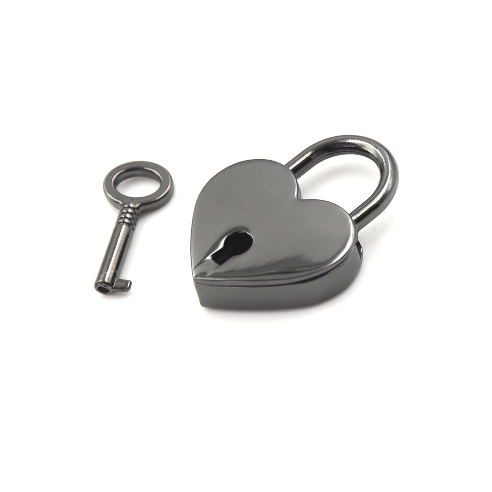 Ổ khóa mini FH hình trái tim ổ khóa nhỏ đựng hành lý có chìa khóa