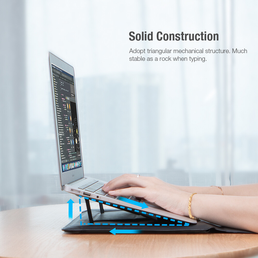 Bao Đựng Máy Tính Xách Tay Kết Hợp Thời Trang Nillkin 3 Chức Năng Có Chức Năng Đứng Túi Bảo Vệ Cho MacBook 360 Với Máy Tính Xách Tay Đứng (14/16.1 Inch