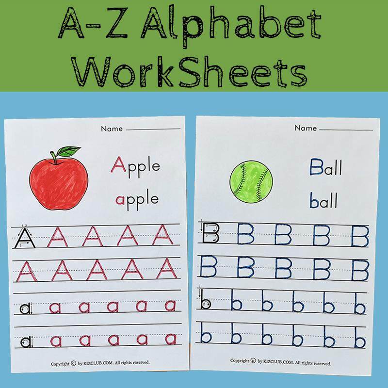 alphabet practice worksheets 26 letters from a to z practice passages