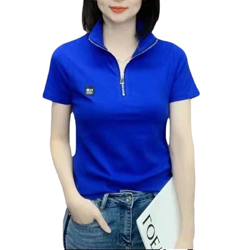 Women's Summer T-shirt Slim Short Sleeve Top