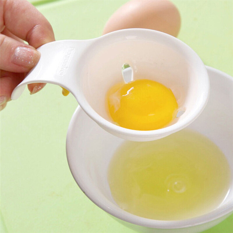 Food Grade Plastic Egg Yolk White Separator Egg Divider Novelty Kitchen Gadgets Cooking Tools