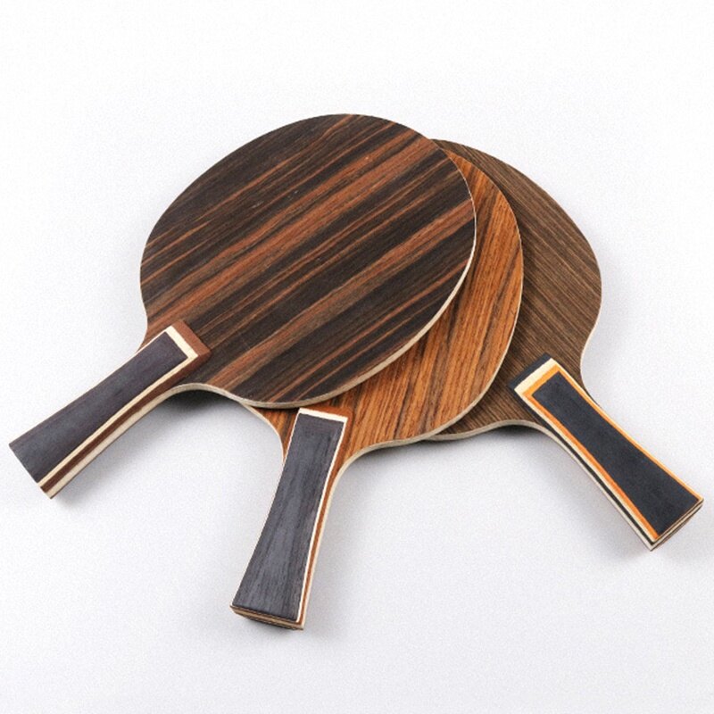 Offensive Table Tennis Blade Super Hard Ebony Face 3+2 Ping Pong Blade for Quick Attack Drive