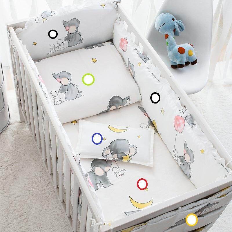 grey elephant crib bedding