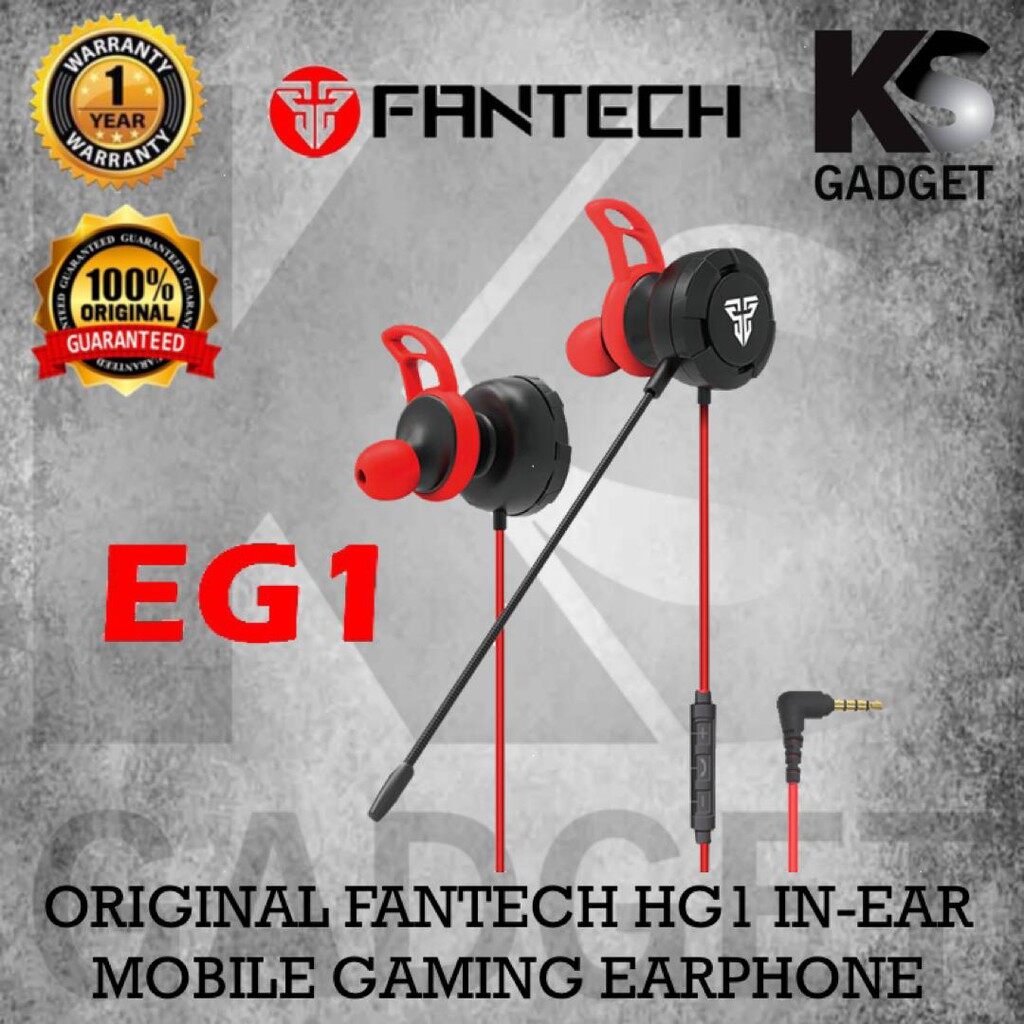 Fantech EG1 In Ear Mobile Gaming Earphone Noise Reduction Stereo B