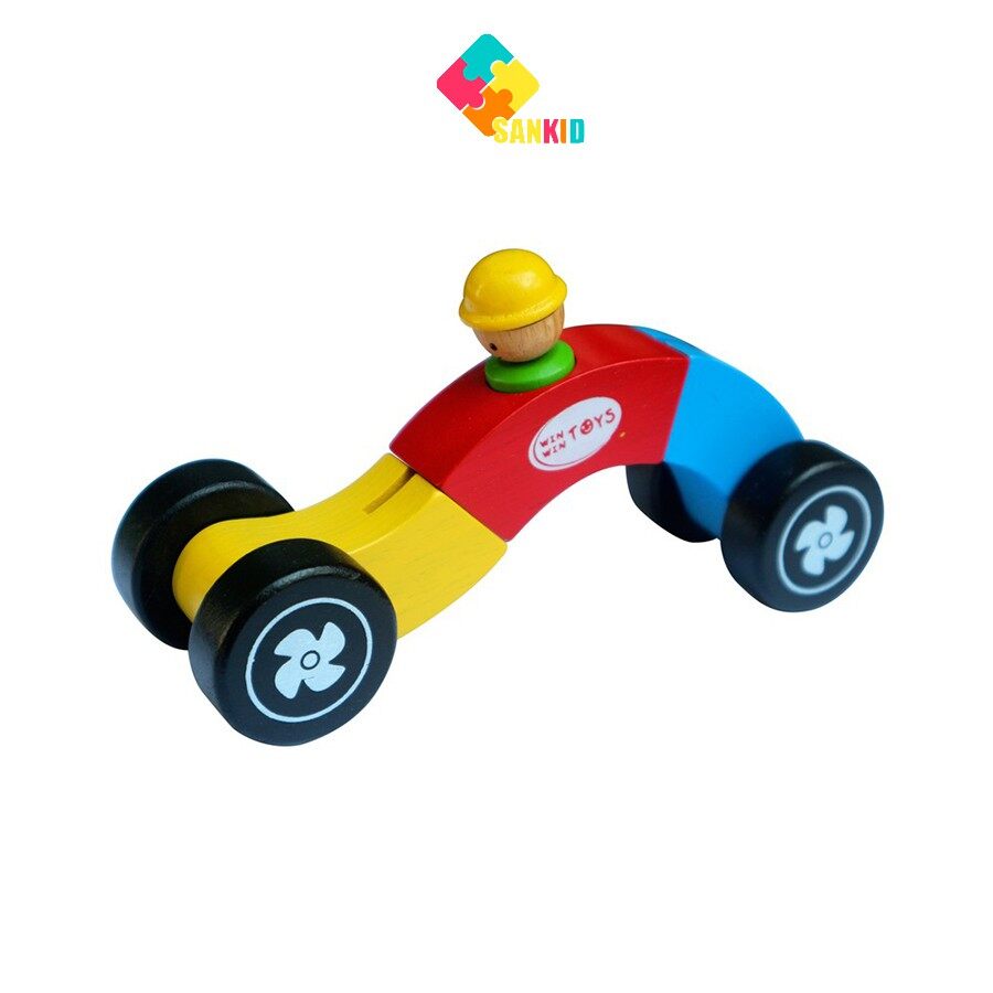 [Hoàn Tiền 10%]Xe đua biến hình - Đồ chơi gỗ Winwintoys