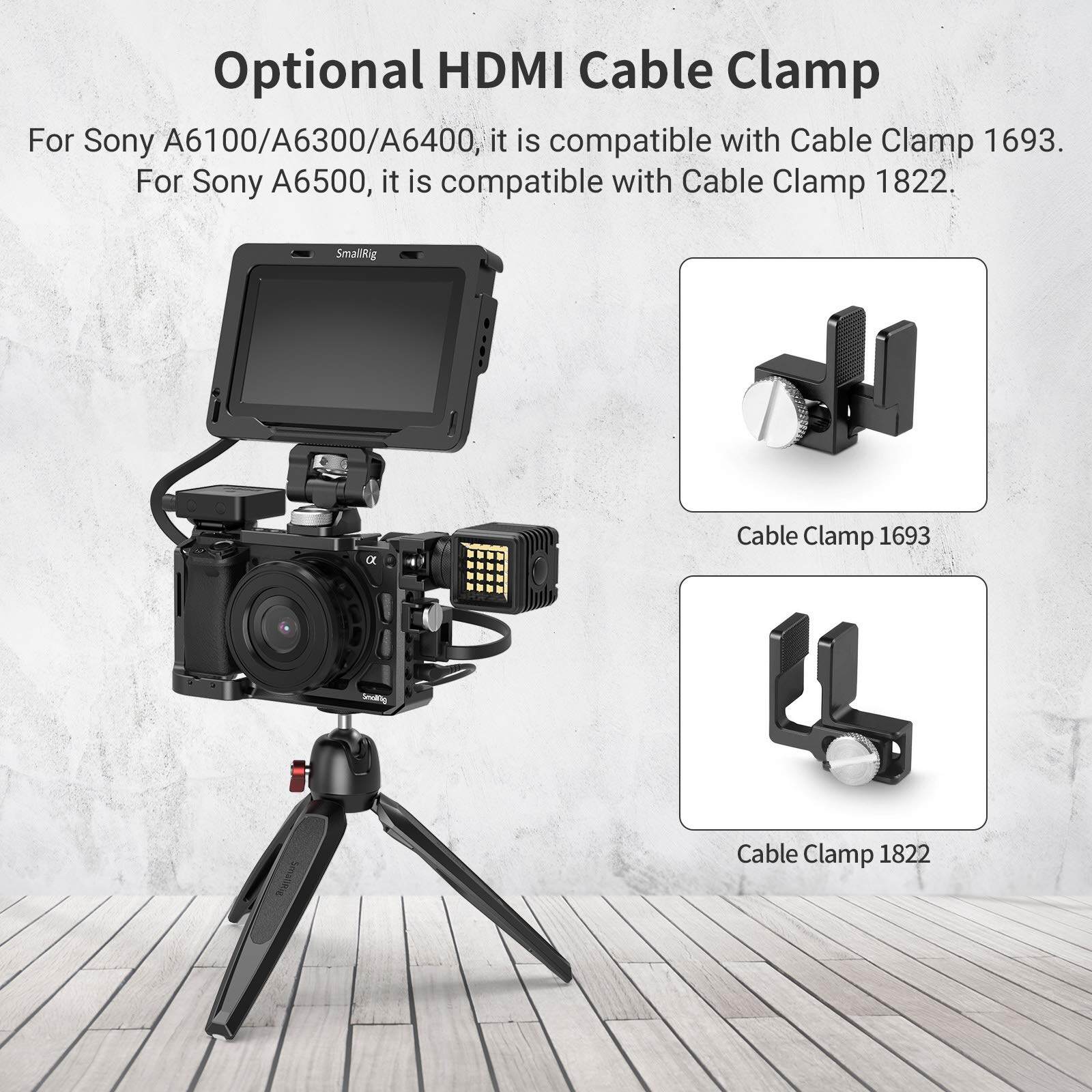 SmallRig Lồng A6400 cho máy ảnh Sony A6100/A6300/A6400/A6500 CCS2310