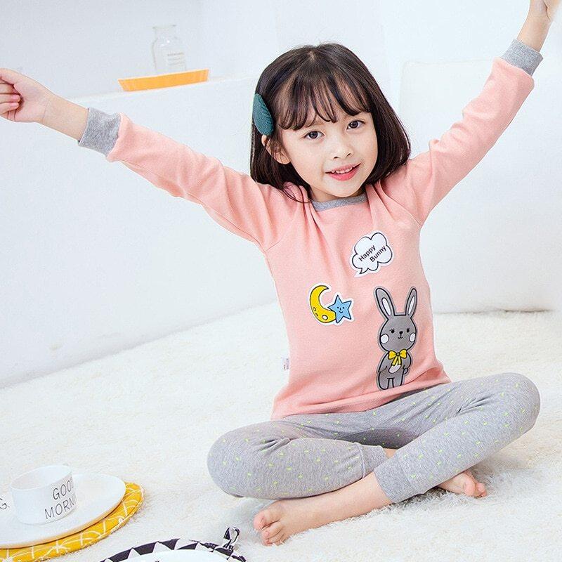 Nơi bán Trẻ Em Bộ Đồ Ngủ Thu Đông 2019 Bé Gái Quần Ngủ Nam Váy Ngủ Cho Bé Quần Áo Trẻ Sơ Sinh Động Vật Hoạt Hình Pyjama Bộ Cotton Trẻ Em Pyjamas