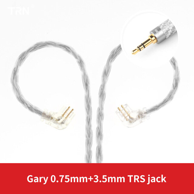 TRN T2 s 16 Core Silver Plated HIFI Upgrade Cable 3.5mm Plug QDC Connector For TRN VX BA5 M10 ST1 KZ ZS10 PRO ZSN ZSX CCA C12