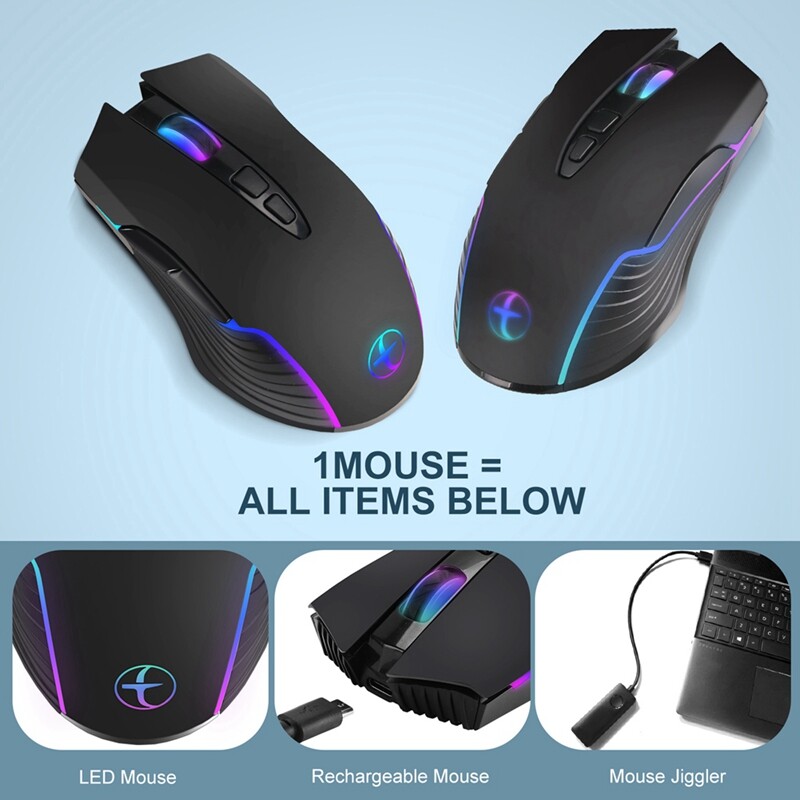 Wireless Gaming Mouse Mover Mouse Jiggler with On/Off Button Keep