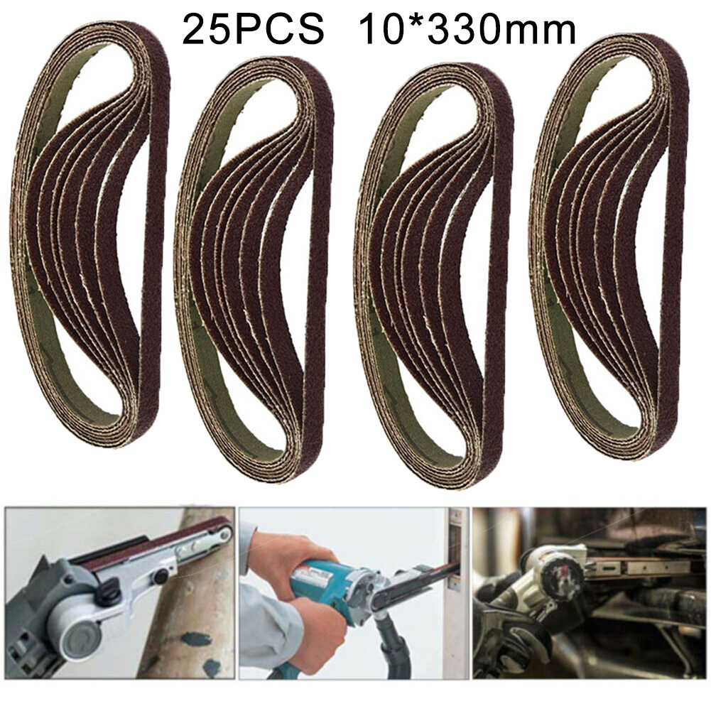 Details about  / 25x Air Finger Sander Sanding Belts Grinder Woodwork 330x10mm 60//80//100//120 Grit