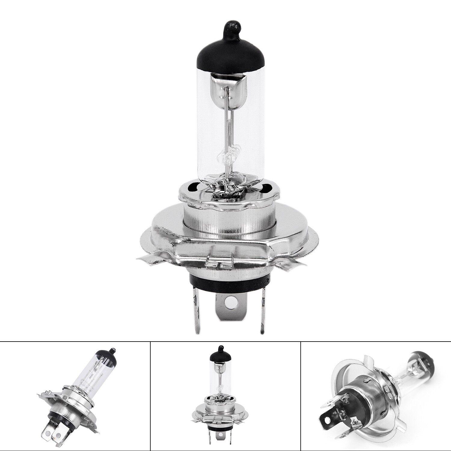 1 * h4 100w 6000k car xenon gas halogen headlight headlamp white lamp bulbs hot