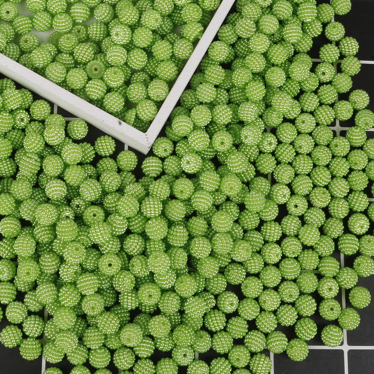 10mm 50pcs Bayberry Beads ABS Plastic Round Imitation Pearl Spacer Beads For Jewelry Making DIY Accessories