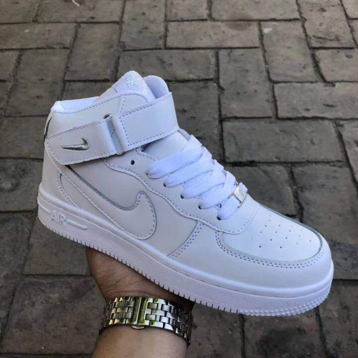 nike air force one high top white