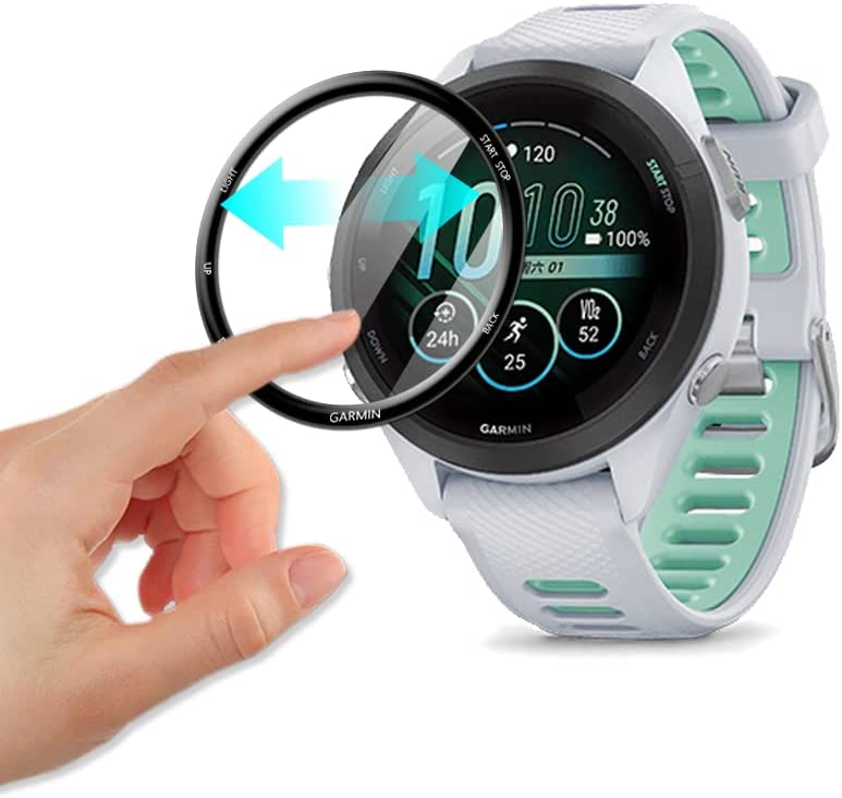 3D Curved Screen Protector For Garmin Forerunner 265 265S SmartWatch Anti-scratch Screen Protective Film（1PC)