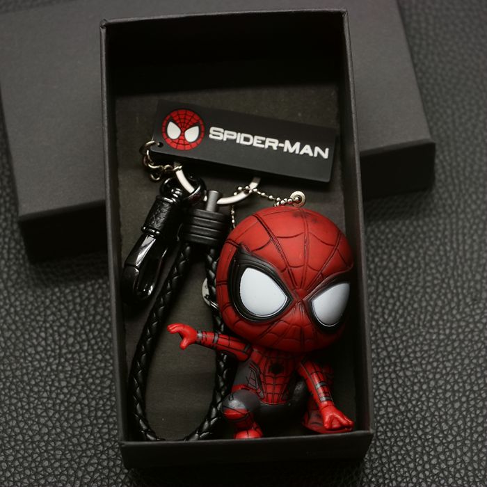 Dây Móc Khóa Marvel Avengers Nhỏ Cho Nam, Dây Thắt Lưng Hình Túi Nhện Có Móc Khóa Kích Thước 5-9Cm