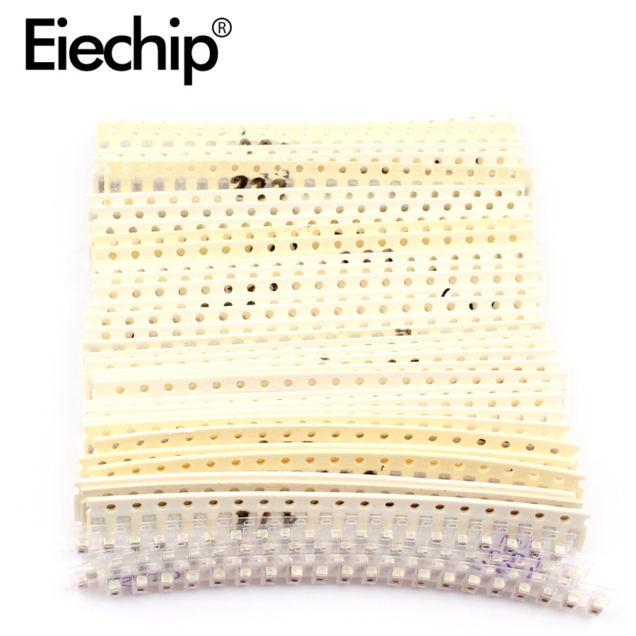 2500 PCS 0805 SMD Ceramic Capacitor Assorted Kit 1pF~10uF SMD Ceramic Capacitors Samples Set 22PF 220PF 68nf 470nf Capacitor