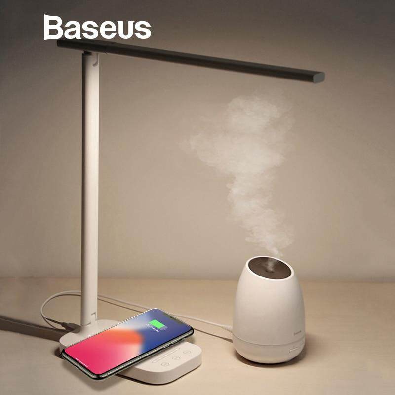 desk lamp with wireless charger