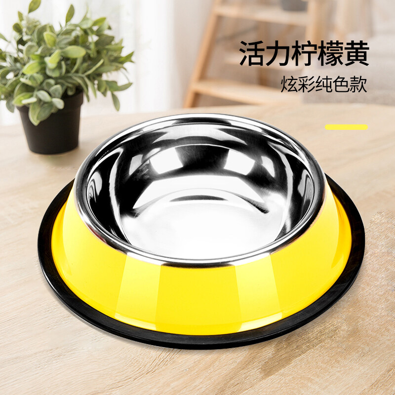 Bát Cho Chó Lật Đổ Phòng Chống Bát Cho Chó Lớn Chó Lớn Chó Bằng Thép Không Gỉ Bát Thức Ăn Mèo Cưng Bát Mèo Bát Đựng Cơm Đồ Dùng Cho Chó Dung Tích Lớn Gõ Hơn Và Trở Lại
