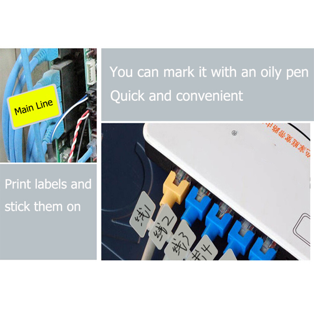 Markers 50pcs Loop Self-locking Plastic Zip Cable Winder Labels Tag Wire Ties