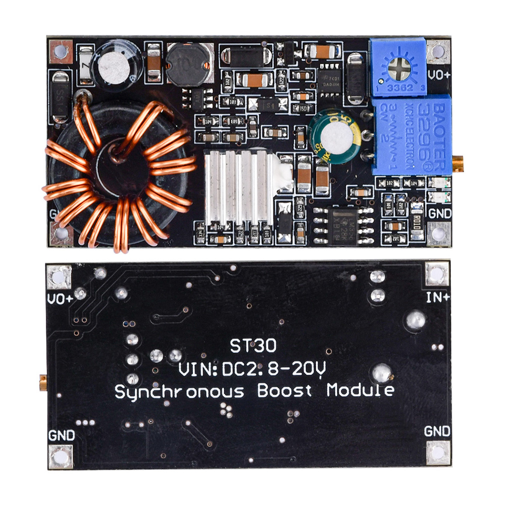 FocusAi  DC2.7-20V Low-voltage Boost Constant Voltage Constant Current Synchronous Rectifier Power Module with Short Circuit Protection