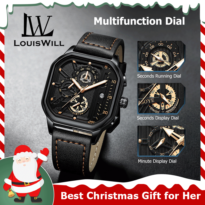 LouisWill jam tangan lelaki watch for mens Men’s Watches Casuals