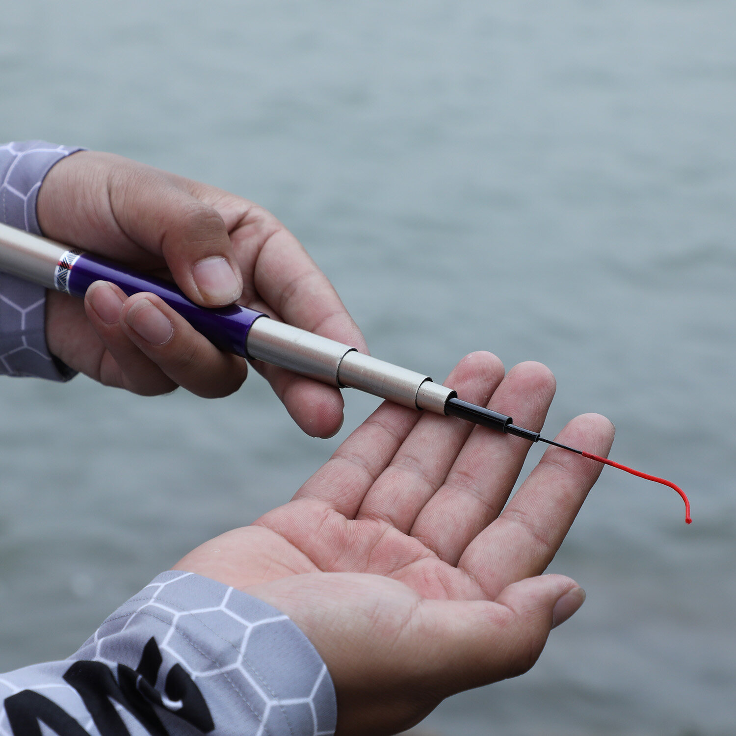 Sougayilang New Siêu Nhẹ Cứng Glassfiber Tay Câu Cá Cực Telescopic Fishing Rod 3.6M/4.5M/5.4M Suối Cần Câu Cá Sông