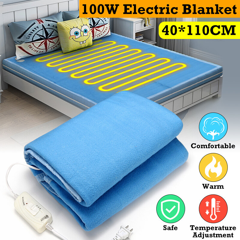 220V 100Wผ้าห่มไฟฟ้าSoft Warmที่นอนผ้าปูที่นอนผ้าห่มอุ่นสำหรับอุ่นฤดูหนาวSleeping 140x110cm