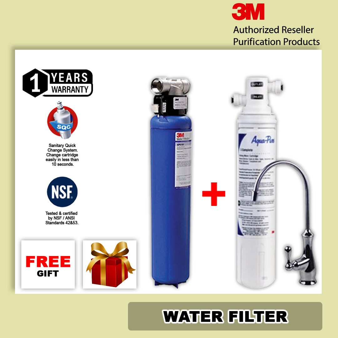 (BUNDLE) 3M Outdoor Water Filter AP902 + 3M Undersink Drinking Water
