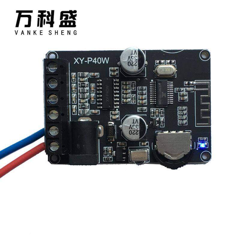 30W/40W 12V/24V High Power Digital Audio Power Amplifier Module with Remote Control XY-P40W Stereo Bluetooth Power Amplifier Board