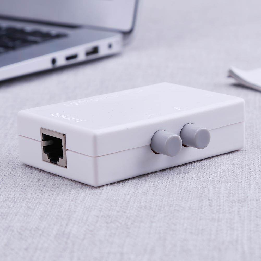 Công Tắc Mạng RJ45 2 Cổng Mini, Hộp Mạng Ethernet Bộ Chuyển Đổi HUB