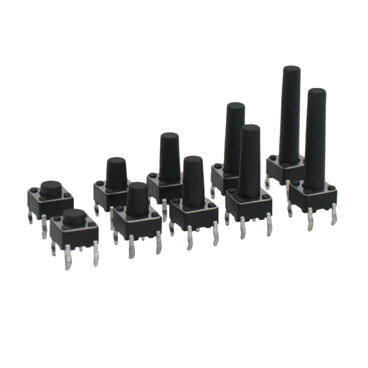 Nút Nhấn 4 Chân (Công Tắc 4 Chân) 6x6mm Các Loại