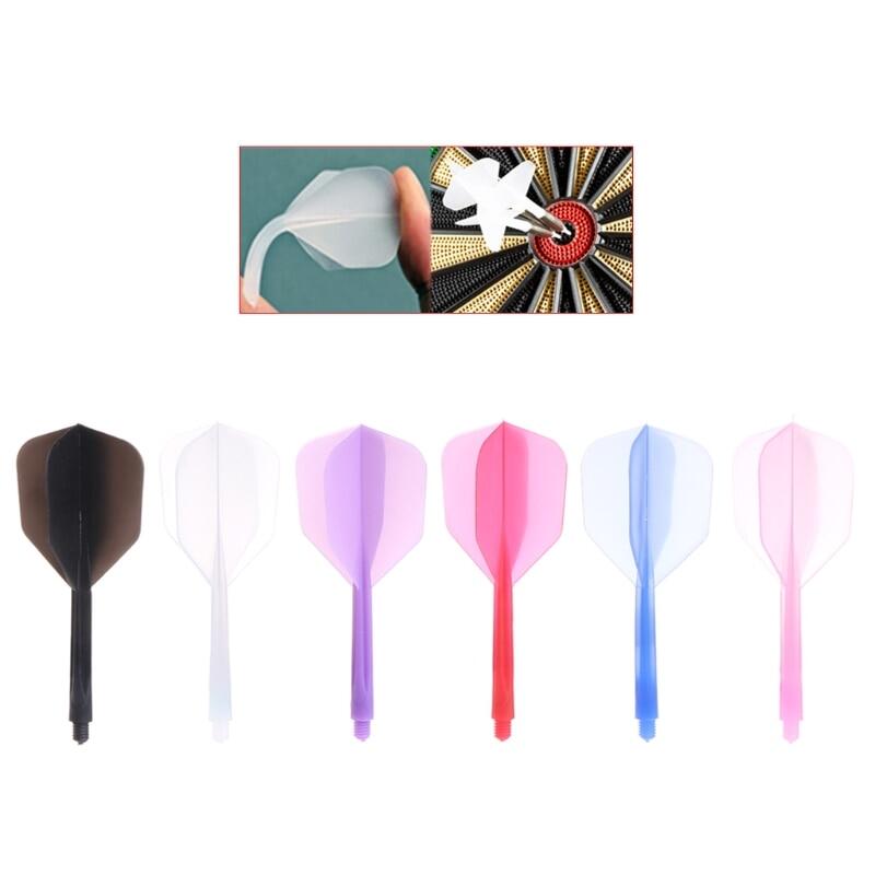 Darts6 pcs/set Plastic Darts Tail Professional Dart Flights 2BA Screw