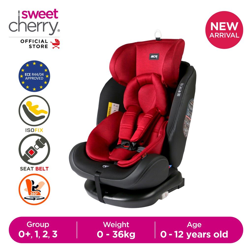 sweet cherry falcon isofix car seat