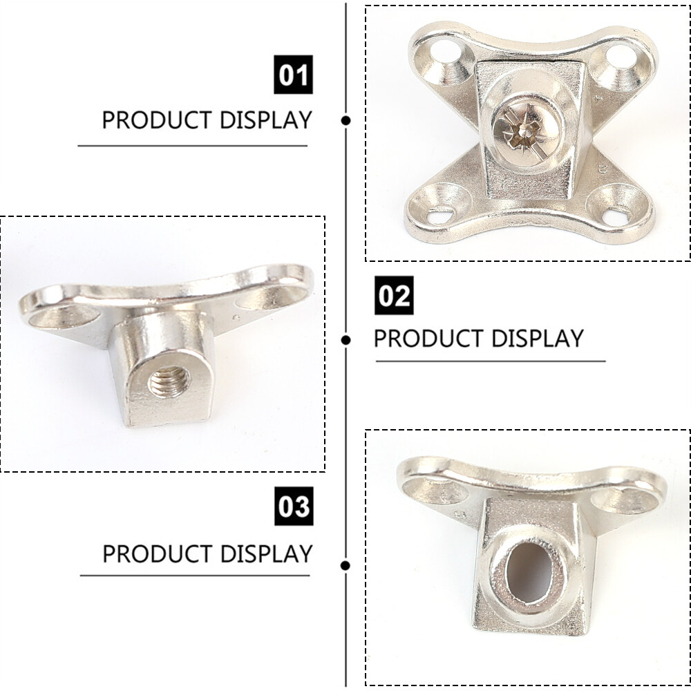 Polocat 1-10 set Furniture Handware Link Corner Code Support Connector Right Angle L Shape Bracket Holder 90 Degree Reinforced Butterfly Shaped