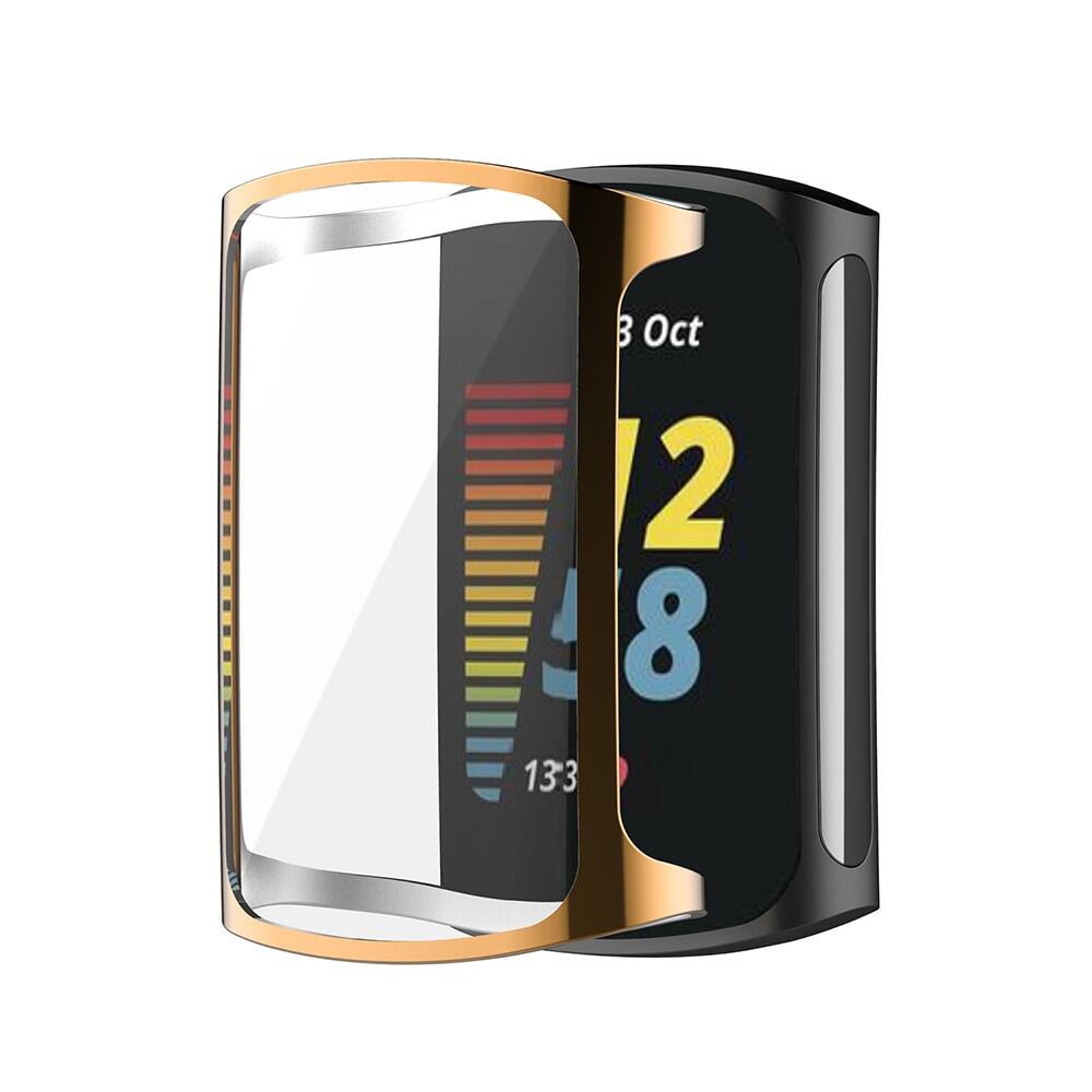 Ốp Bảo Vệ Màn Hình Cho Fitbit Charge 5 Ốp Bảo Vệ Đồng Hồ TPU Mềm Siêu Mỏng Cho Fitbit Charge5 Phụ Kiện Ốp Chống Sốc