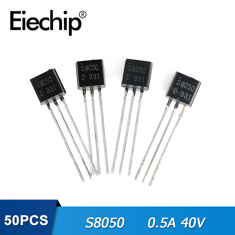 50pcs/lot s8050 to-92 transistors 0.5a 40v npn new original