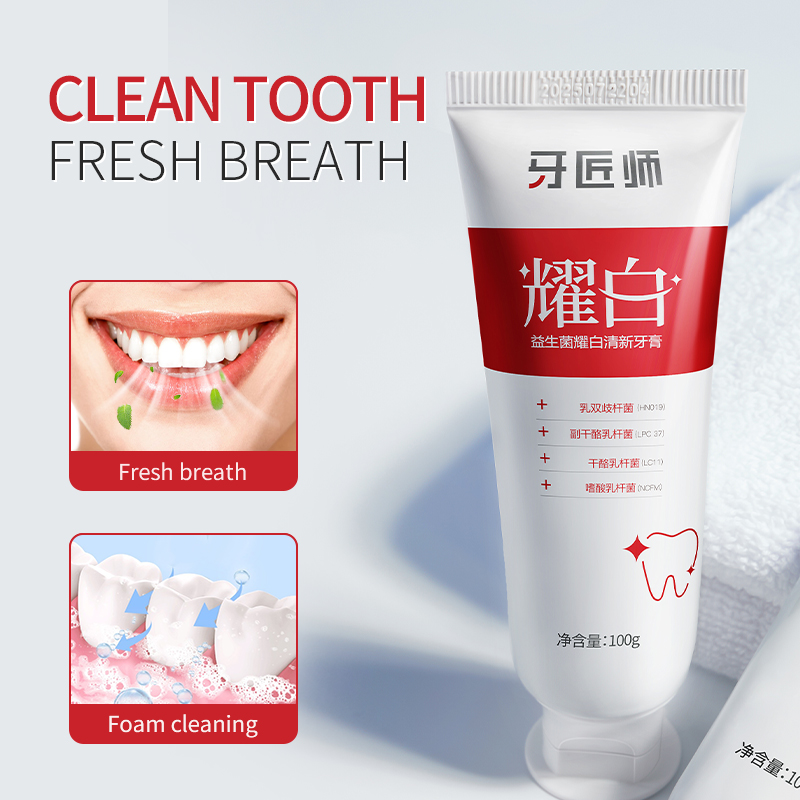 Hunmui nha sĩ lựa chọn Probiotic làm sáng kem đánh răng tươi