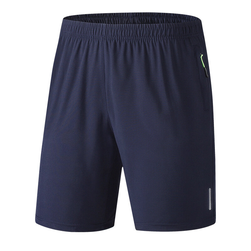 Plus Size Quick Dry Training Sports Shorts Men's Summer Thin Loose Five-point Pants Beach Seaside Basketball Fitness Home Casual Running Short Pants MM684