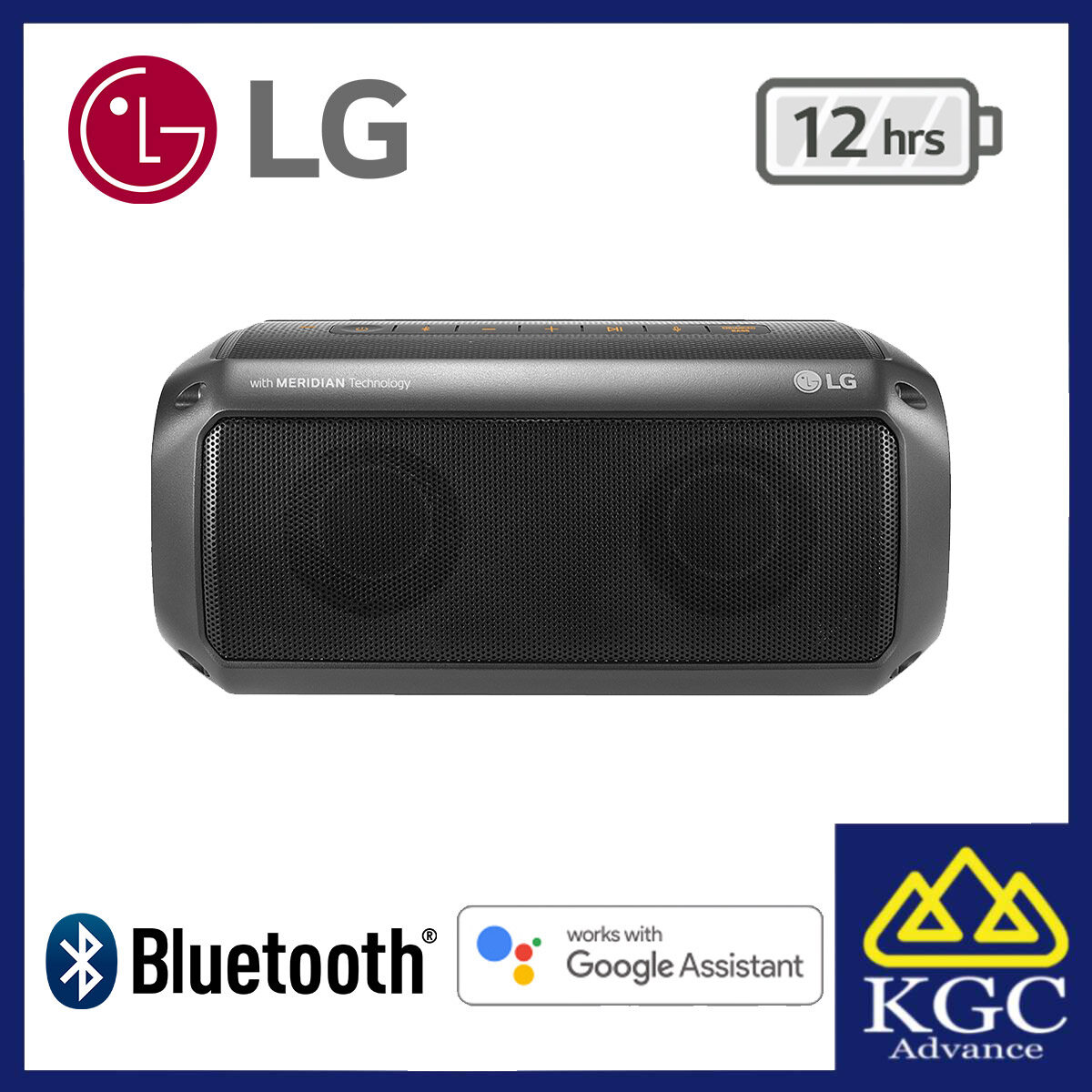 lg pk3 xboom go waterproof bluetooth portable speaker