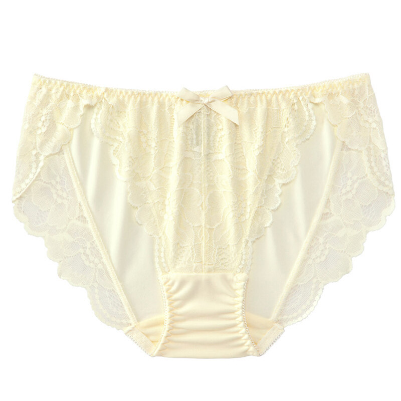 【Ready Stock】Women Cotton Panties Sexy Lace Underwear Antibacterial
