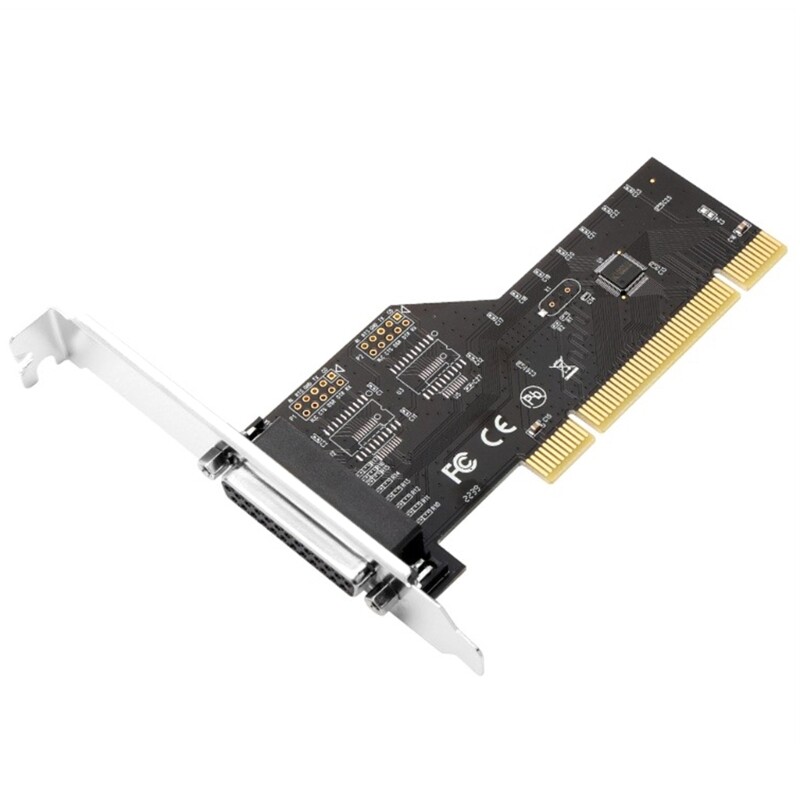 Pci Adapter Card PCI to Parallel 25Pin DB25 Printer Port Controller Expansion Card for Desktop Computer