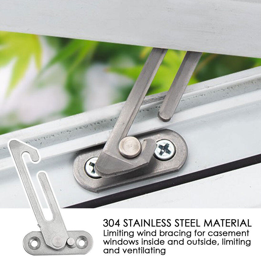 4 Pack Window Restrictor Locks Window Restrictor Hook Steel Lock Restrictor With Screws For Upvc