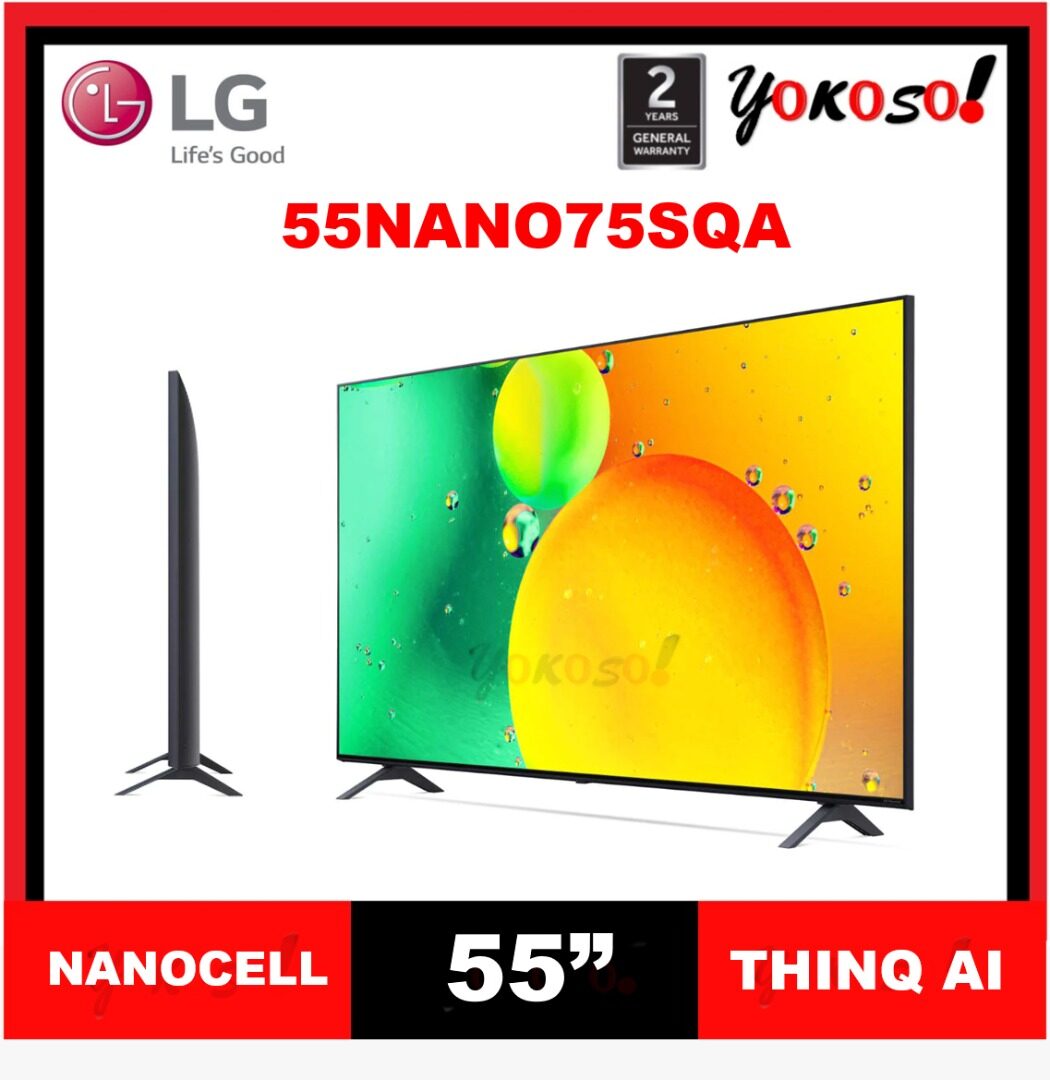 LG 55NANO75SQA 55'' 4K Smart NanoCell TV with AI ThinQ® | Lazada