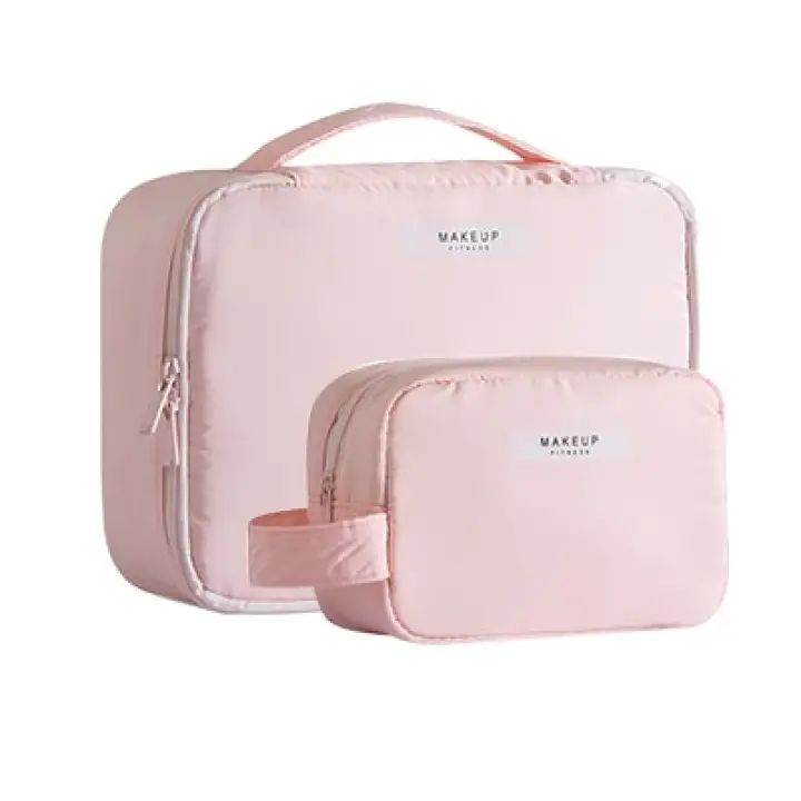 pink makeup pouch