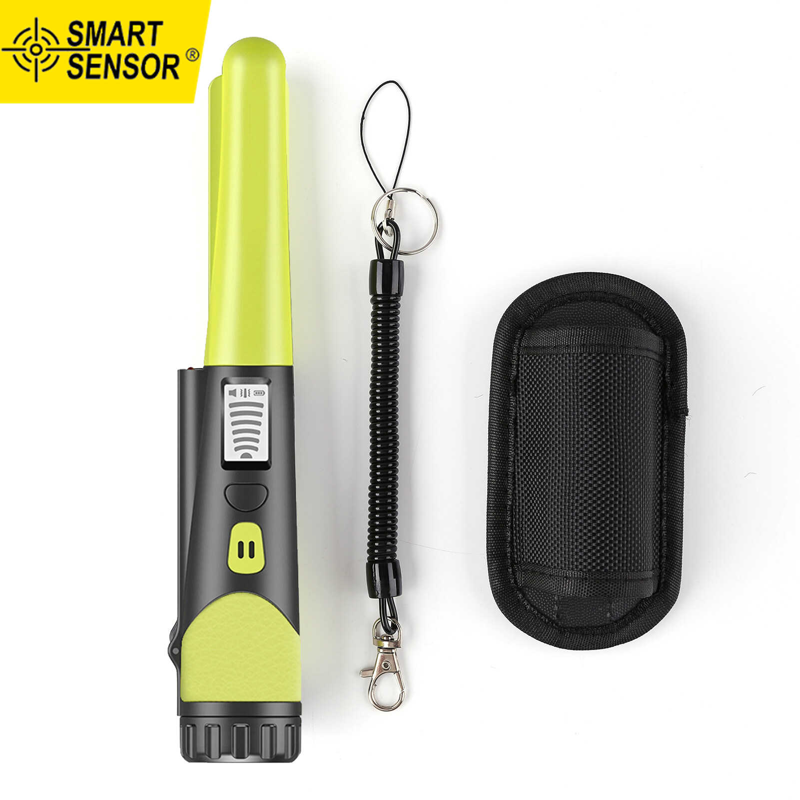 Smart Sensor Portable Small Size Handheld Metal Detector Metal Finder Treasure Finder High Precisions Multipurpose Metal Detector with LCD Display Screen for Adults and Kids