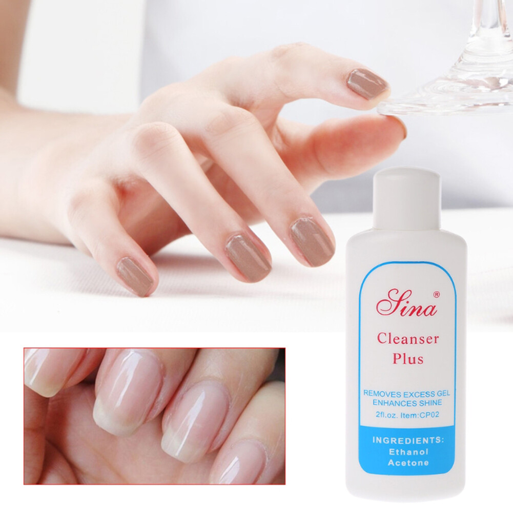 COLORKEY Nail Polish Remover 60ml Nail Gel Cleansing Quick Dry Multi-function Fast Cleaning Enhances Shine Solvent Cleaner Remove Excess Nail UV Gel Polish Surface Sticky Layer Residue