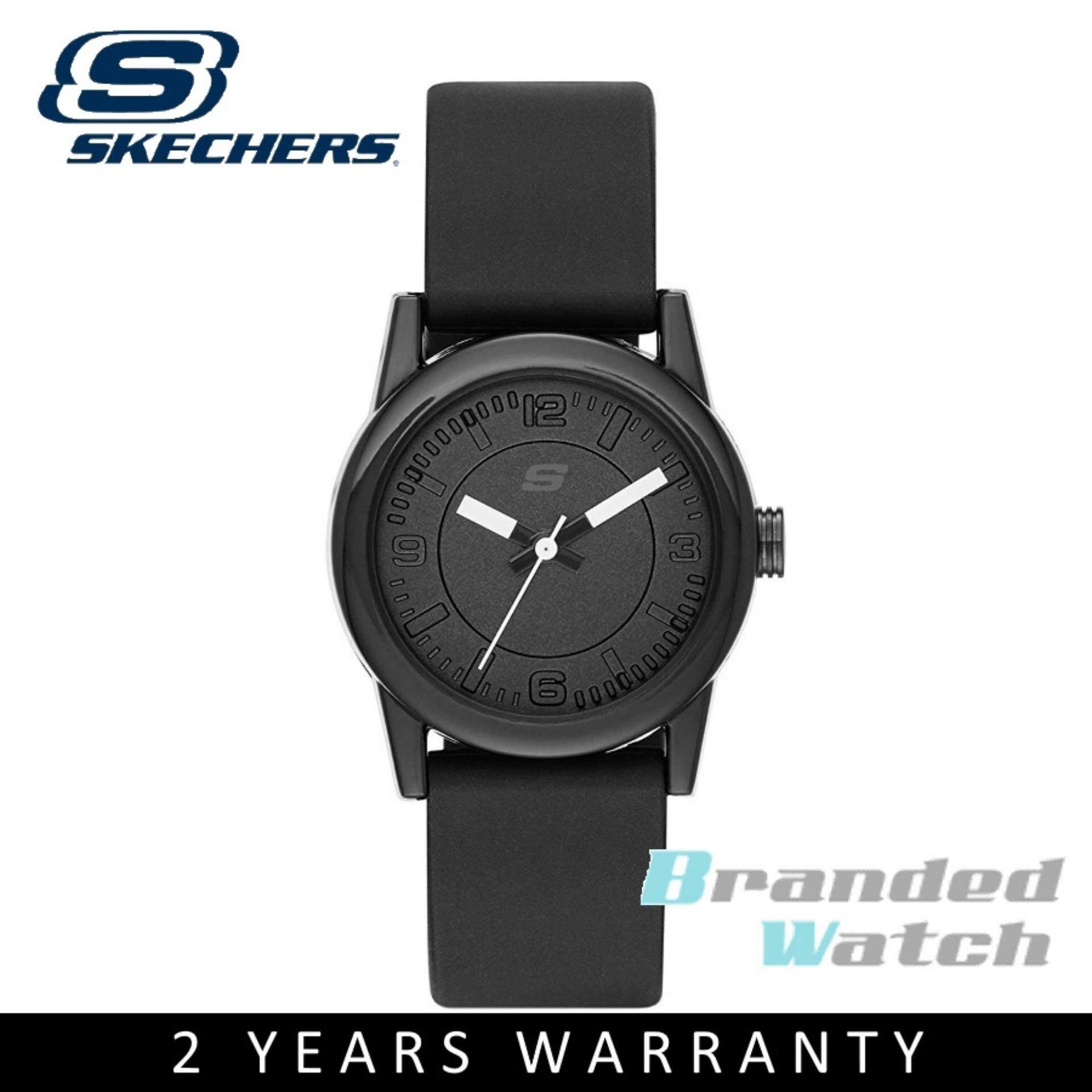Skechers SR6028 Womens Quartz Analog Small Size Black Silicone Strap Watch Malaysia