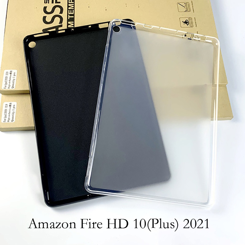 Soft jelly cover for Amazon Fire HD 10 2021 HD10 Plus soft TPU leather case