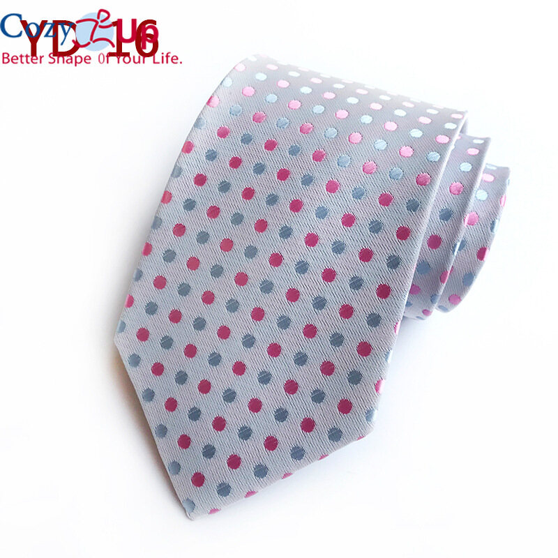 Cà Vạt Ấm Áp Cho Nam, Vải Jacquard Thiết Kế Màu Trơn Cho Đám Cưới Tiệc Công Sở Cổ Điển