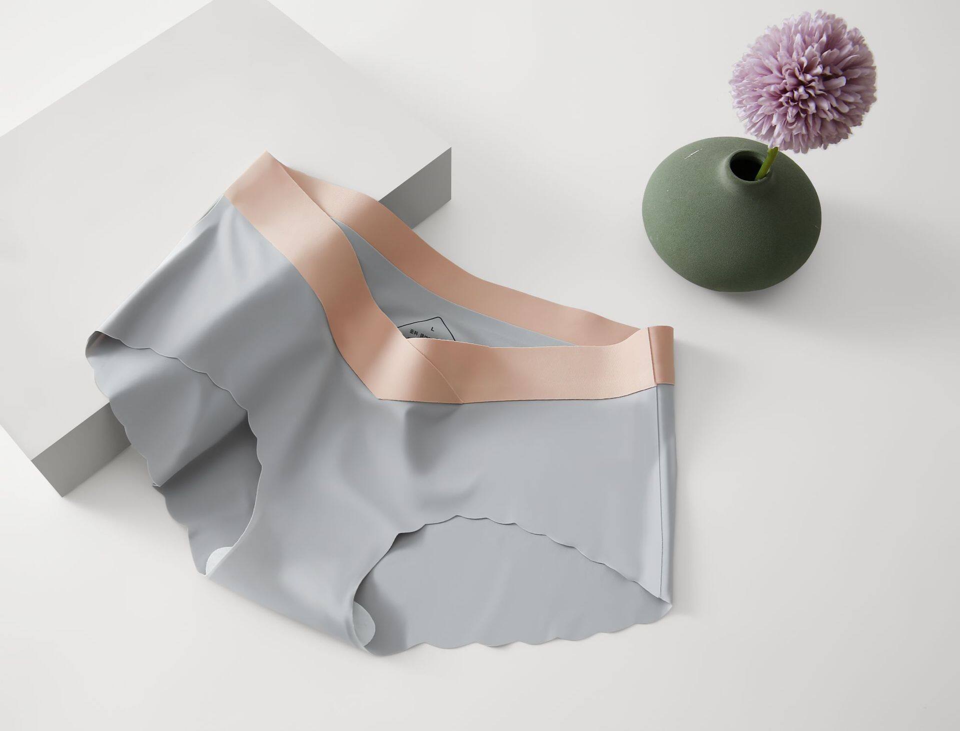 Ice silk maternity underwear Lightweight, Breathable, Low waist cross